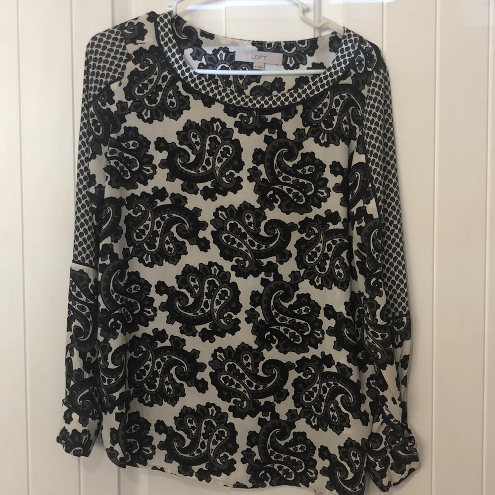 Loft Mod Pattern Blouse.